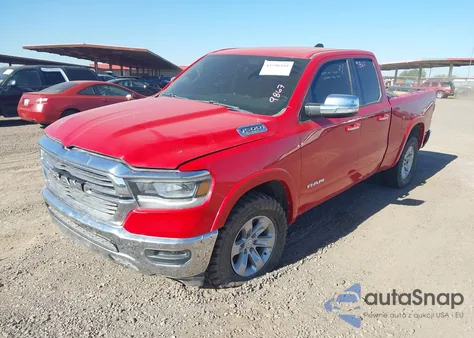 2020 Ram 1500 Laramie 4X4 6'4 Box z USA, uszkodzony, nr VIN 1C6SRFDTXLN253377